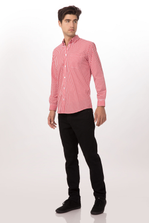 Urban - Cămașă Gingham pentru bărbați