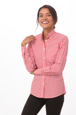 Camasi dama horeca - Camasa de dama in carouri Gingham