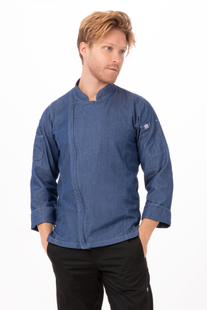 Tunici bucatar 100% Cotton - tunica denim de bucatar Gramercy