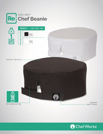 Sepci de bucatar - sapca chef beanie cool vent