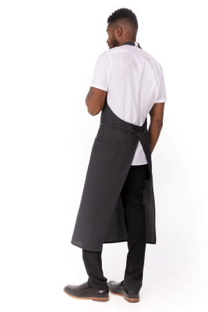 Uniforme horeca dama - sort cu decolteu v