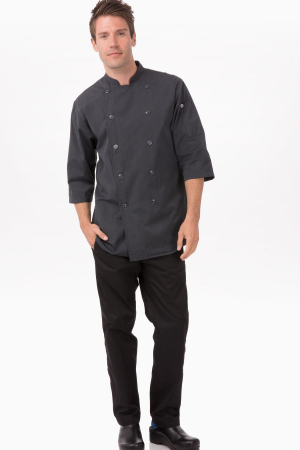 Uniforme de bucatar - tunica bucatar gri inchis Brighton