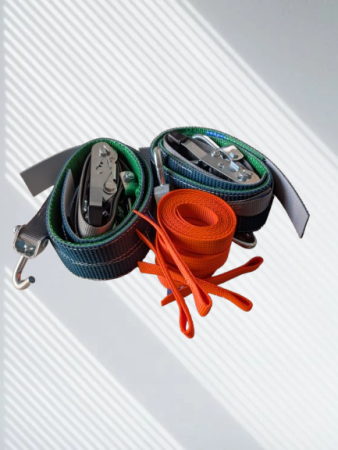 PACHET PROMO 4 bucati - Chinga platforma auto,2M80,banda 35 mm,conform VDI-RI. 2700 secțiunea 8.1 + CADOU 4 benzi la 2M80 etichetate [1]