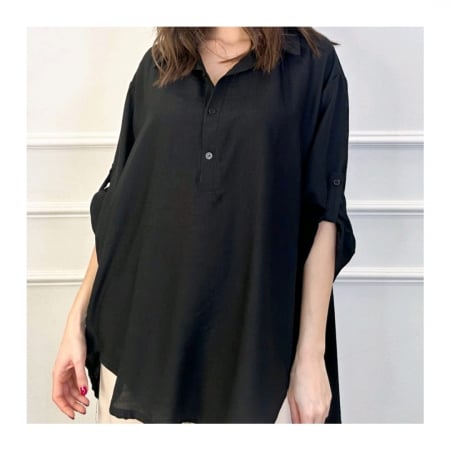 Bluze - Bluza tip camasa oversize