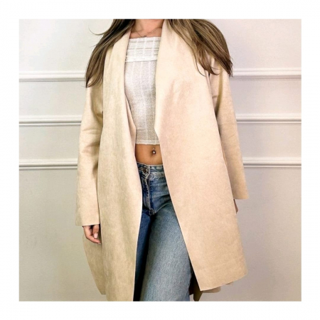 Cardigan - Cardigan piele intoarsa