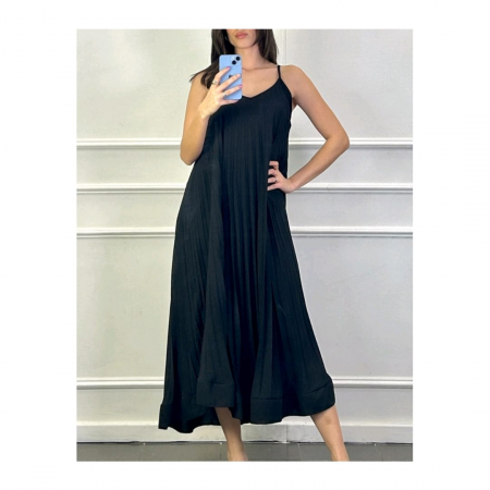 Rochii - Rochie lunga plisata