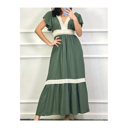 Tinute - Rochie vascoza cu dantela elastica