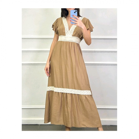 Rochii - Rochie vascoza cu dantela elastica