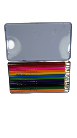 Articole creatii si abilitati practice - Culori 12 YL83008 Cutie Metalica