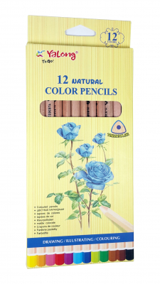 Rechizite scolare - Creioane colorate 12 culori Yalong 83032