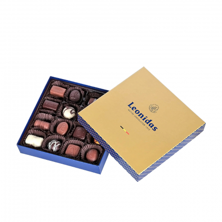 Leonidas Medium Blue Heritage Gift Box - Assorted Chocolates - Leonidas- chocolate.com