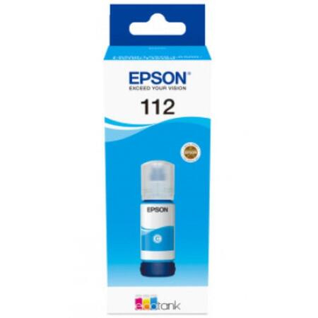 Cerneala Epson 112 EcoTank/ITS C13T06C24A cyan - imprimante Epson L11160, L6550, L6570, L15150, L15160 [1]
