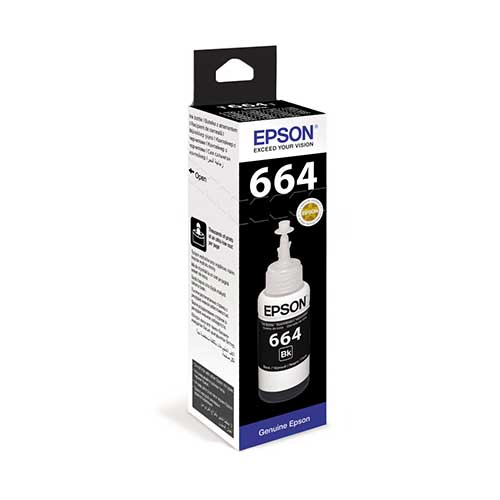Cerneala Epson T6641 BLACK - imprimante Epson L100, L110, L120, L130, L200, L210, L220, L300, L310, L355,L365, L382 L386, L486, L455, L565, L3050, L3060, L3070 [1]