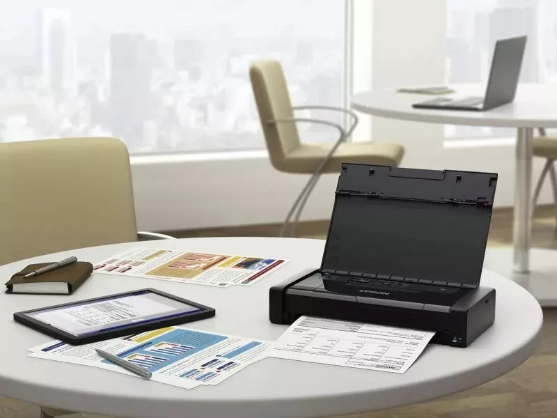 Imprimanta portabila EPSON WorkForce WF-100W A4 USB Retea Wi-Fi [9]