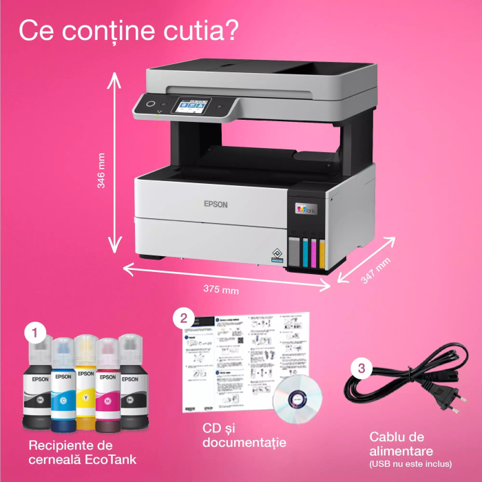 Imprimanta Epson EcoTank Pro L6499 - Multifuncțional A4, Wi-Fi, cu rezervor de cerneală și fax [7]
