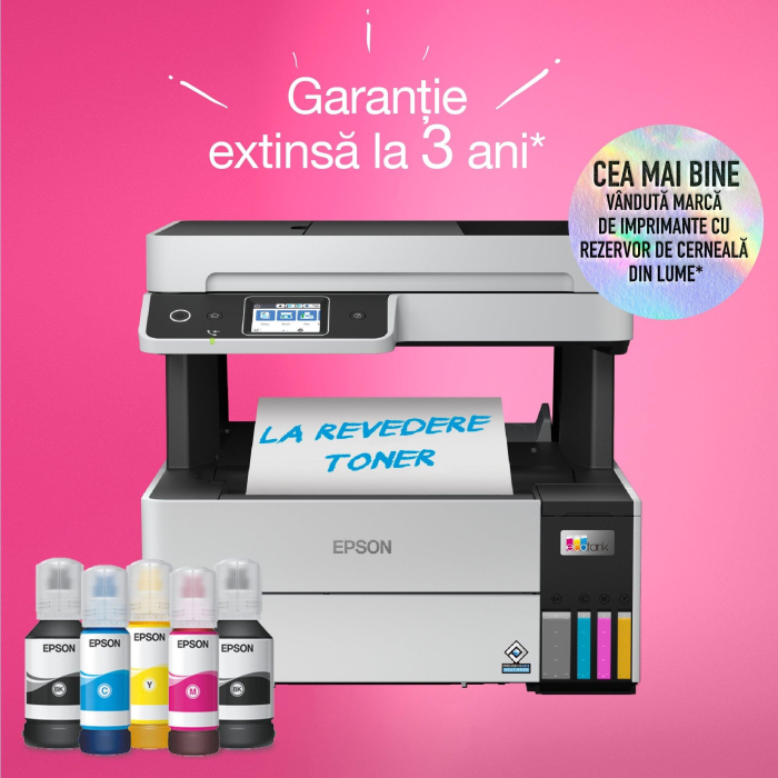 Imprimanta Epson EcoTank Pro L6499 - Multifuncțional A4, Wi-Fi, cu rezervor de cerneală și fax [2]