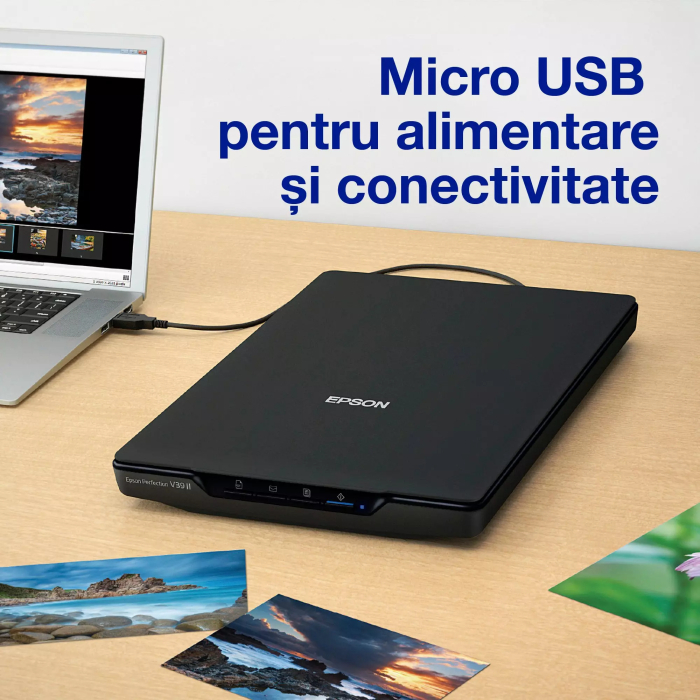Perfection V39II - Scaner pentru fotografii și documente, A4, tip flatbed, cu suport [4]