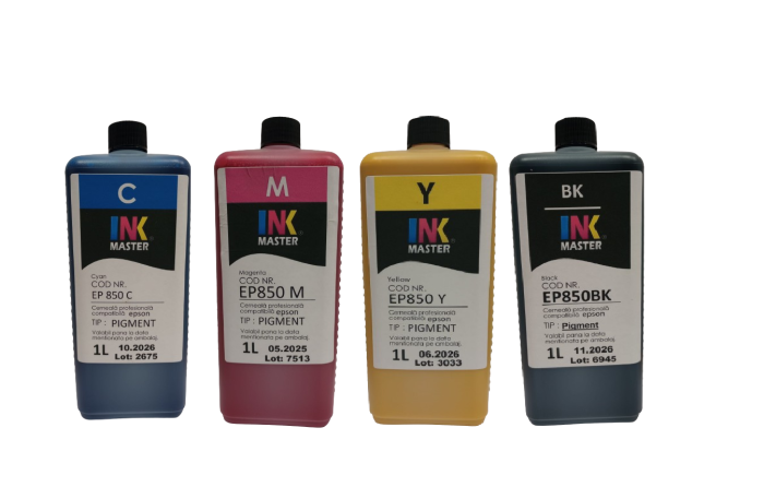 Set cerneala profesionala Inkmaster compatibila Epson - PIGMENT, EP850 [2]