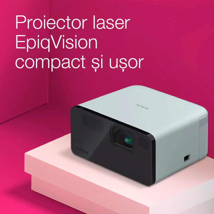 Videoproiector Epson EF-21G, mini proiector laser, 1.000 lumeni, ecran de până la 150 inci, Google TV™ și difuzor Bluetooth, portabil [5]