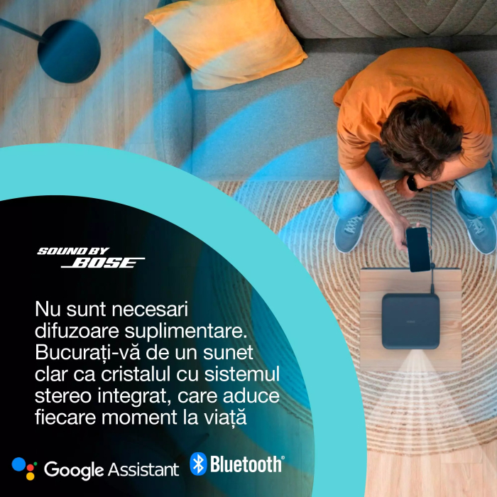 Videoproiector Epson Lifestudio Pop Plus EF-62N, proiector inteligent portabil, Sound by Bose, Google TV, 4K Pro UHD, utilizare în interior/exterior, garanție de 5 ani* [4]