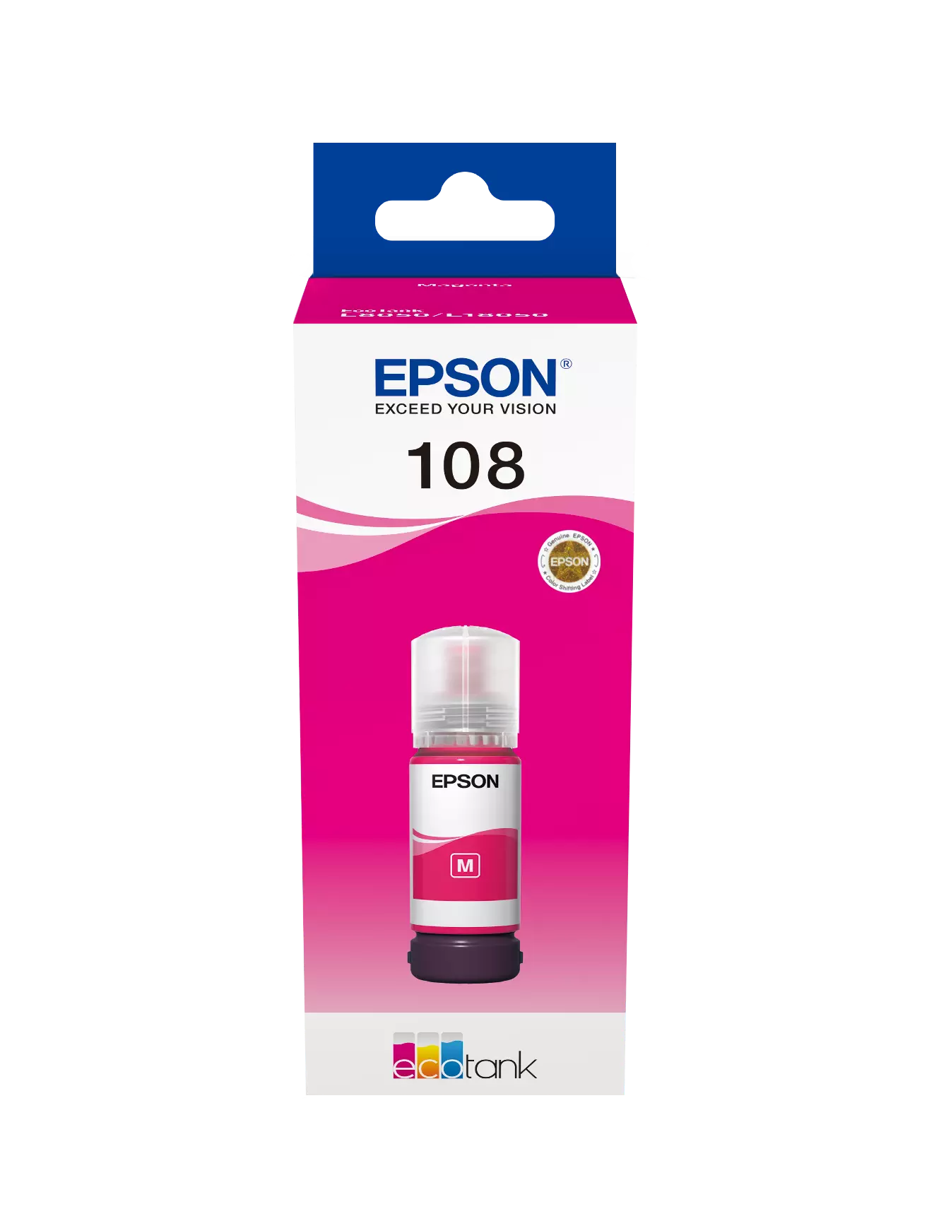 DYE - Cerneala originala Epson 108 pentru L8050 / L18050 - MAGENTA