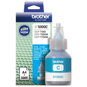 BROTHER - Cerneala originala Brother BT5000C Cyan - imprimante Brother T300, T310 / T500W / T510W / T700W / T710W / T910DW
