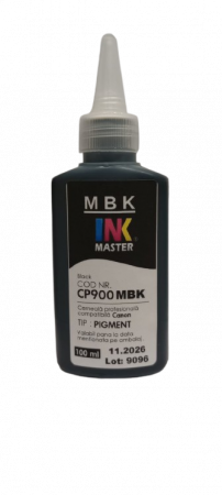 PLOTERE - Cerneala PIGMENT compatibila Canon, MATTE Black, CP900MBK, 100ML, iPF 6300, 6300s, 6350, 6400, 6400s, 6450, 8300, 8300s, 8400, 8400s, 8400se, 9400, 9400s, TM200, TM300, TM305