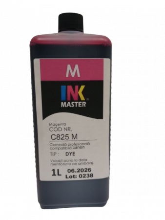 CANON - Cerneala profesionala Inkmaster compatibila Canon - DYE, Magenta, C825M - LITRU
