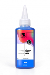 PLOTERE - Cerneala PIGMENT compatibila Canon, CYAN, CP800C, 100 ML, iPF 6300, 6300s, 6350, 6400, 6400s, 6450, 8300, 8300s, 8400, 8400s, 8400se, 9400, 9400s, TM200, TM300, TM305