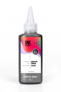PLOTERE - Cerneala profesionala Inkmaster compatibila Canon - PIGMENT, Photo Gray, CP800PGY, 100 ml
