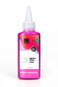 PLOTERE - Cerneala profesionala Inkmaster compatibila Canon - PIGMENT, Photo Magenta, CP800PM, 100 ml