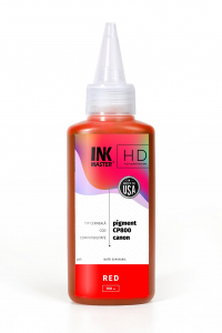 PLOTERE - Cerneala profesionala Inkmaster compatibila Canon - PIGMENT, Red, CP800R, 100 ml