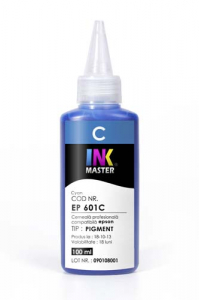 CERNEALA - Cerneala profesionala Inkmaster compatibila Epson - PIGMENT, Cyan, EP601C