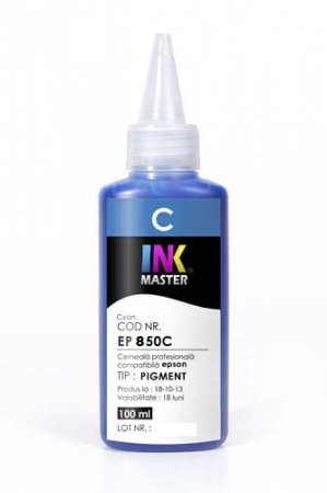 PIGMENT - Cerneala profesionala Inkmaster compatibila Epson - PIGMENT, Cyan, EP850C