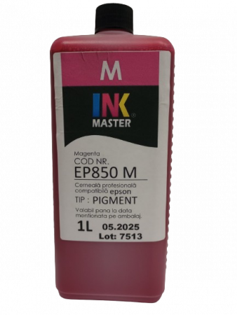 PIGMENT - Cerneala profesionala Inkmaster compatibila Epson - PIGMENT, Magenta, EP850M - LITRU