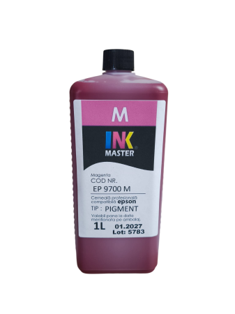 PLOTERE - Cerneala profesionala Inkmaster compatibila Epson - PIGMENT, Magenta, EP9700M, T3000, T3200, T5000, T5200, T7000, T7200, 9700, 7700