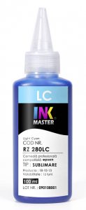 CERNEALA - Cerneala profesionala Inkmaster compatibila Epson - SUBLIMARE, Light Cyan, RZ280LC *