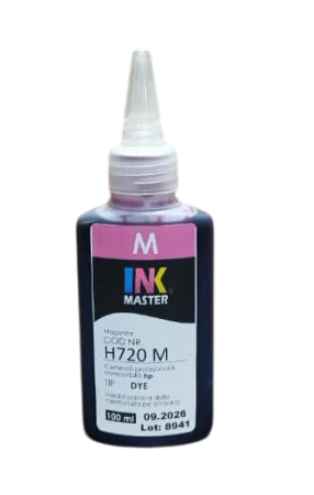 PLOTERE - Cerneala profesionala Inkmaster compatibila HP - DYE, Magenta, H 720M, 100 ml