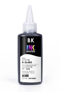 HP - Cerneala profesionala Inkmaster compatibila HP - DYE, BLACK, H564BK