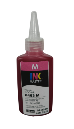 HP - Cerneala profesionala Inkmaster compatibila HP - PIGMENT, Magenta, 100 ml, H463M