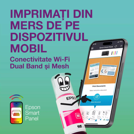 EcoTank L6360 - Multifuncțional A4 cu Wi-Fi și imprimantă cu rezervor de cerneală AirPrint, funcții de scanare, copiere și imprimare față-verso. (Inlocuieste imprimanta L6260) [3]