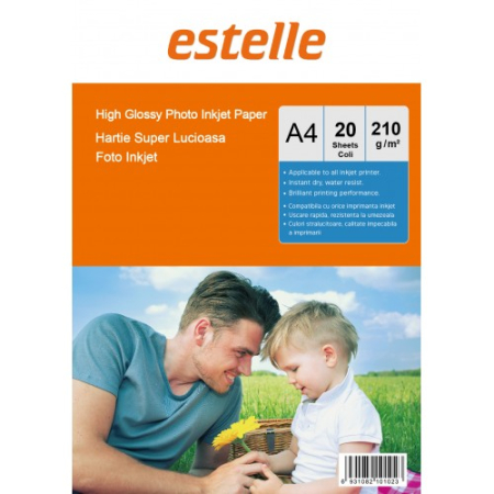 MEDII DE PRINTARE - Hartie Foto A4 super lucioasa 210g/mp pachet 20 coli