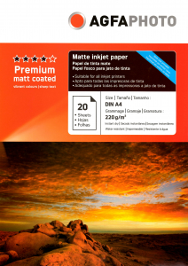 MEDII DE PRINTARE - Hartie foto Agfa Double Matte A4 220g/mp