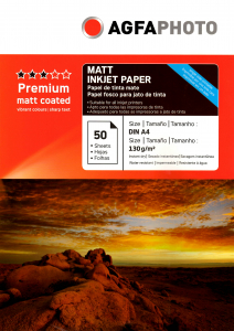MEDII DE PRINTARE - Hartie foto Agfa Matte A4 130g/mp