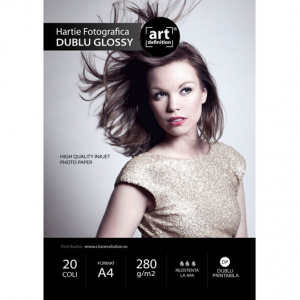 CERNEALA - Hartie foto ArtDefinition Dublu Glossy A4 280g/mp DS