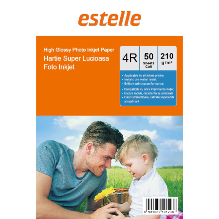 MEDII DE PRINTARE - Hartie Foto Estelle 10x15 super lucioasa 210g/mp pachet 50 coli
