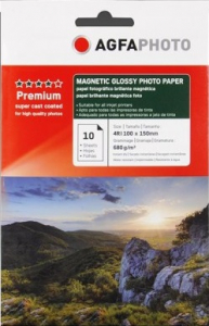 MEDII DE PRINTARE - Hartie magnetica Agfa Glossy 10x15 680g/mp MC