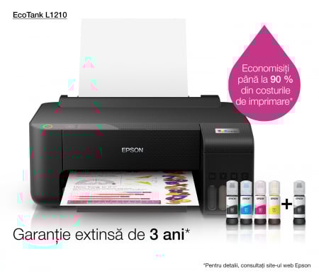Imprimanta A4 inkjet Epson L1210 (cartuse de mare capacitate - CISS din fabrica) [8]