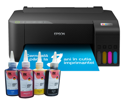 Imprimante - Imprimanta sublimare A4 inkjet Epson L1270 cu Wifi (4 culori) - CISS din fabrica