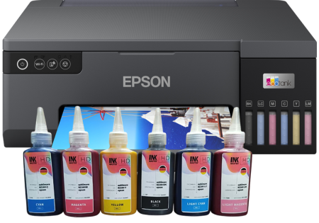 Imprimante - Imprimantă sublimare Epson A4 EcoTank L8050 Wifi (6 culori)
